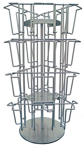 Roterende brochureholder til A6 eller M65 - Køb Brochurekarrusel online her