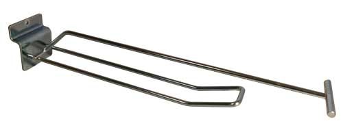 Dobbelt vare krog / euro krog med plastlomme til prisskiltning - Køb krog og plastlomme her