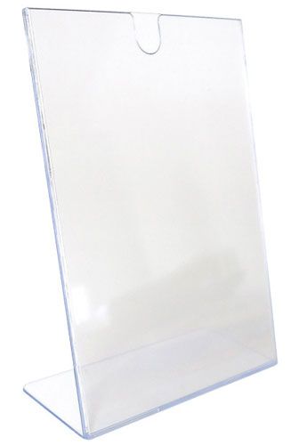 a4 akrylskilteholder med indstik i toppen - Køb online her